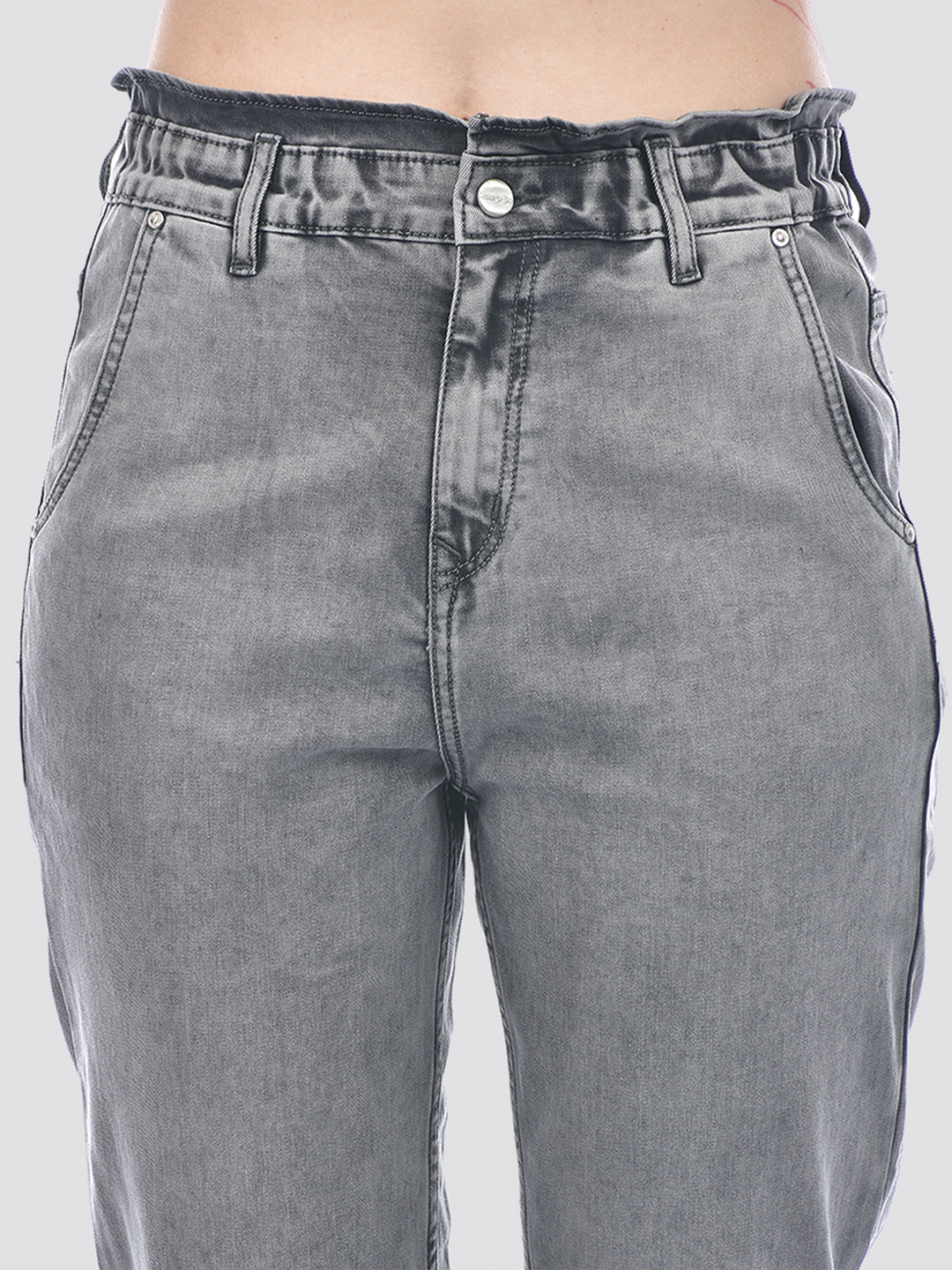 Numero Uno Women Grey Baggy Fit Sustainable Jeans